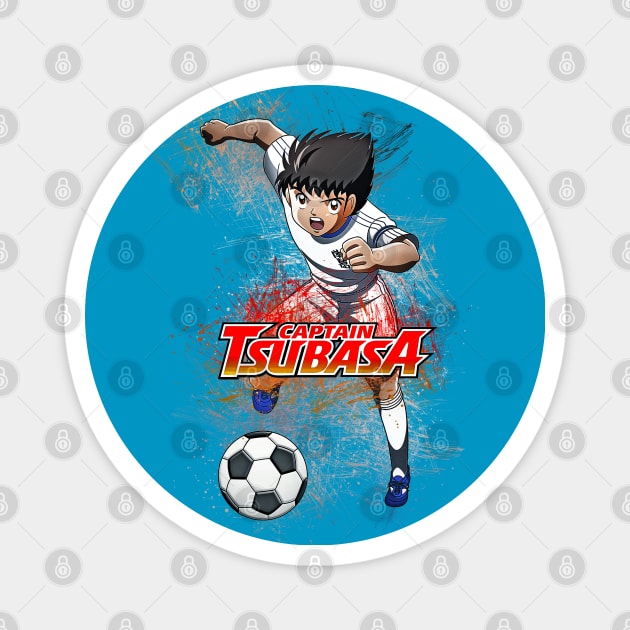 Captain Tsubasa Popart Magnet by masnono